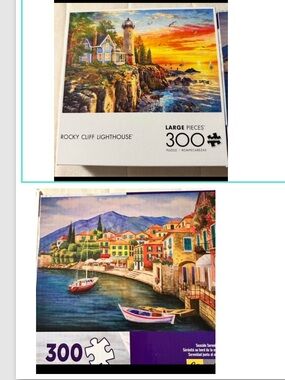 300 piece puzzles complete. Landscape orienration